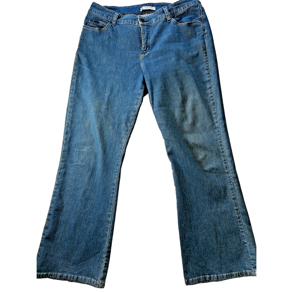 Lee Slender Secret Bootcut Jeans‎ Mid Rise Medium Wash Casual Women's Size 12